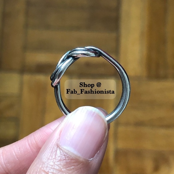 James Avery Rare Retired True Love Double Knot Infinity Ring - Picture 3 of 9